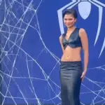 Zendaya Stuns in Leather Skirt at Spider-Man Even