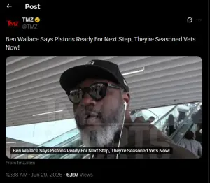 Ben Wallace Says Pistons Are Ready for the Next Step