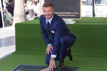 David Beckham Honored With Hollywood Walk of Fame Star