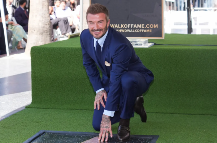 David Beckham Honored With Hollywood Walk of Fame Star