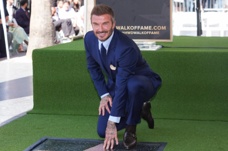 David Beckham Honored With Hollywood Walk of Fame Star