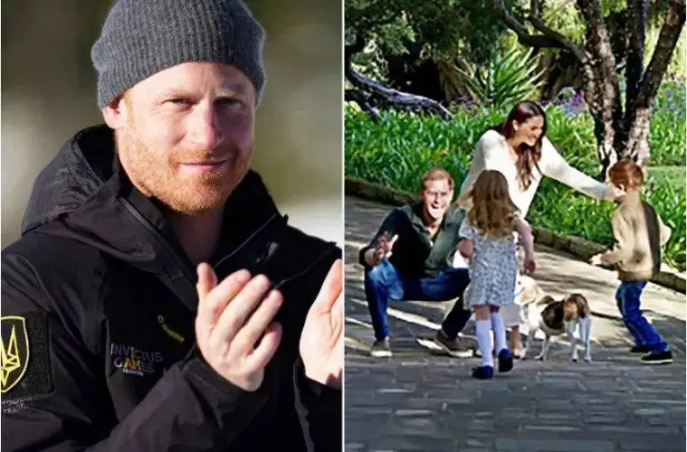 Prince Harry speaking during a public appearance as discussions continue about bringing Prince Archie and Princess Lilibet safely to the United Kingdom.