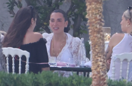 Dua Lipa Stuns In White Lace Dress After Wedding
