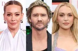 Chad Michael Murray and Hilary Duff attend the 2003 Freaky Friday premiere during the height of the reported Lindsay Lohan feud.