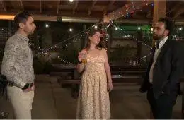 Catie and Josh appear together during a tense moment on 90 Day Fiancé following a dramatic birthday celebration.