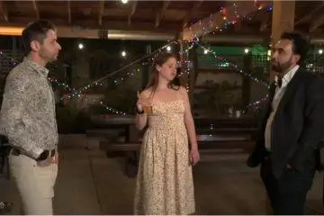 Catie and Josh appear together during a tense moment on 90 Day Fiancé following a dramatic birthday celebration.