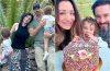 Several stars from The Big Bang Theory smile during a cast event as fans learn more about their families and children.