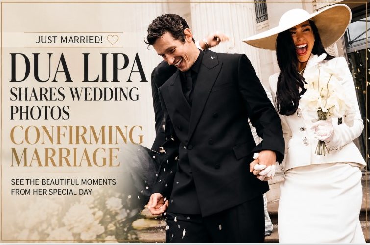 Dua Lipa Shares Wedding Photos Confirming Marriage