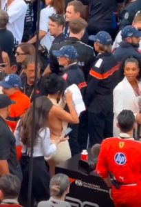 Why Is Kim Kardashian's Monaco Grand Prix Towel Moment Going Viral?