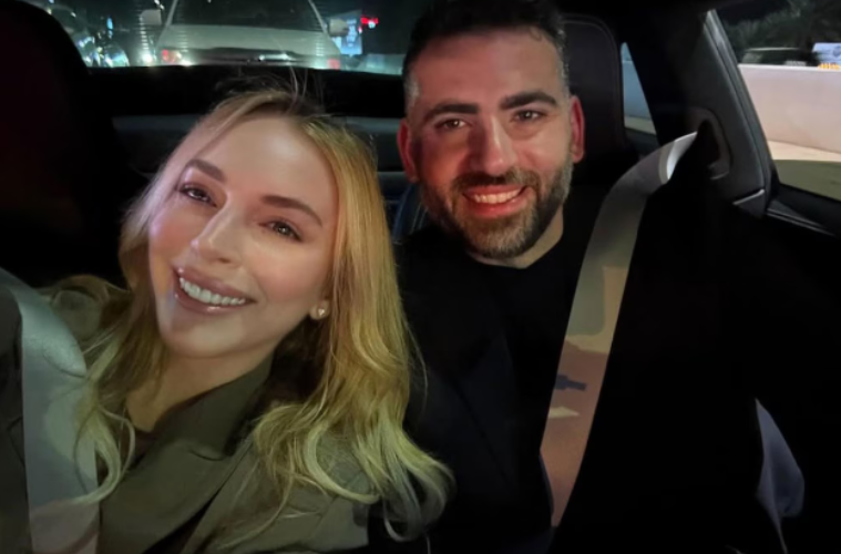 Lindsay Lohan and husband Bader Shammas sharing a family moment in photos posted to celebrate his birthday.