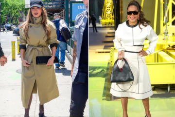 Sarah Jessica Parker and Katie Holmes wearing tailored pants, showcasing a polished and comfortable alternative to traditional denim.