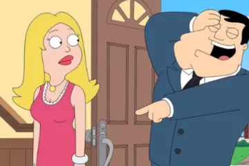 Stan and Francine Smith from American Dad! displayed beside the Fortnite logo as reports claim the animated couple is joining the game.