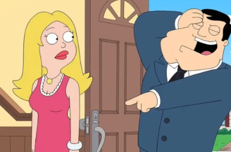 Stan and Francine Smith from American Dad! displayed beside the Fortnite logo as reports claim the animated couple is joining the game.