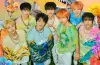 NCT Dream members performing during the Hello Future era as fans celebrate the album's fifth anniversary.