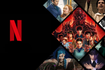 A collection of trending streaming series displayed on a television screen as viewers search for the most popular shows to watch right now.