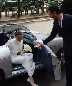 Thylane Blondeau and Ben Attal celebrate their Paris wedding after the French model, once dubbed the "world's most beautiful girl," married at the age of 25.