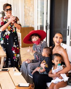 Kim Kardashian shares family photos while honoring her late grandmother Mary Jo "MJ" Campbell on her heavenly 92nd birthday.