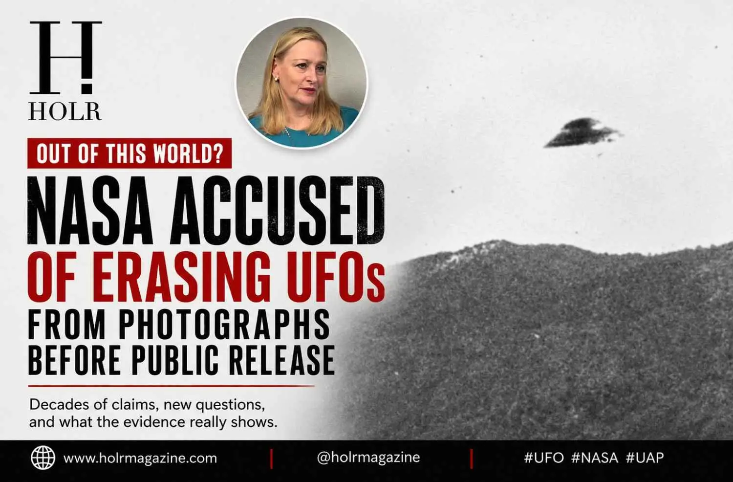 NASA Accused of Erasing UFOs From Photographs Before Public Release