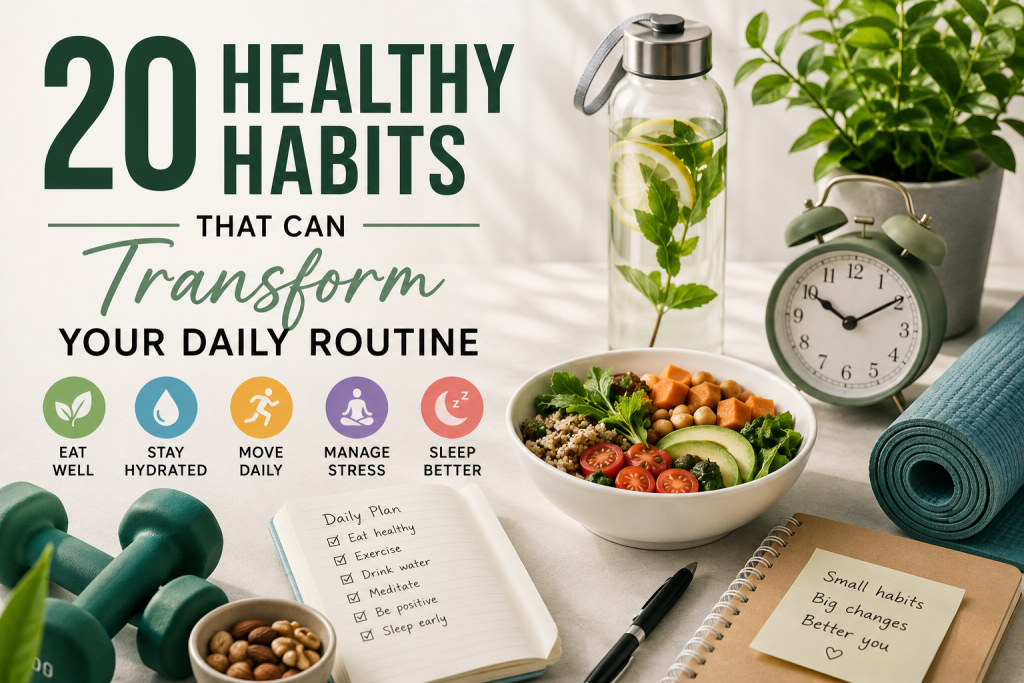 20 Healthy Habits That Can Transform Your Daily Routine