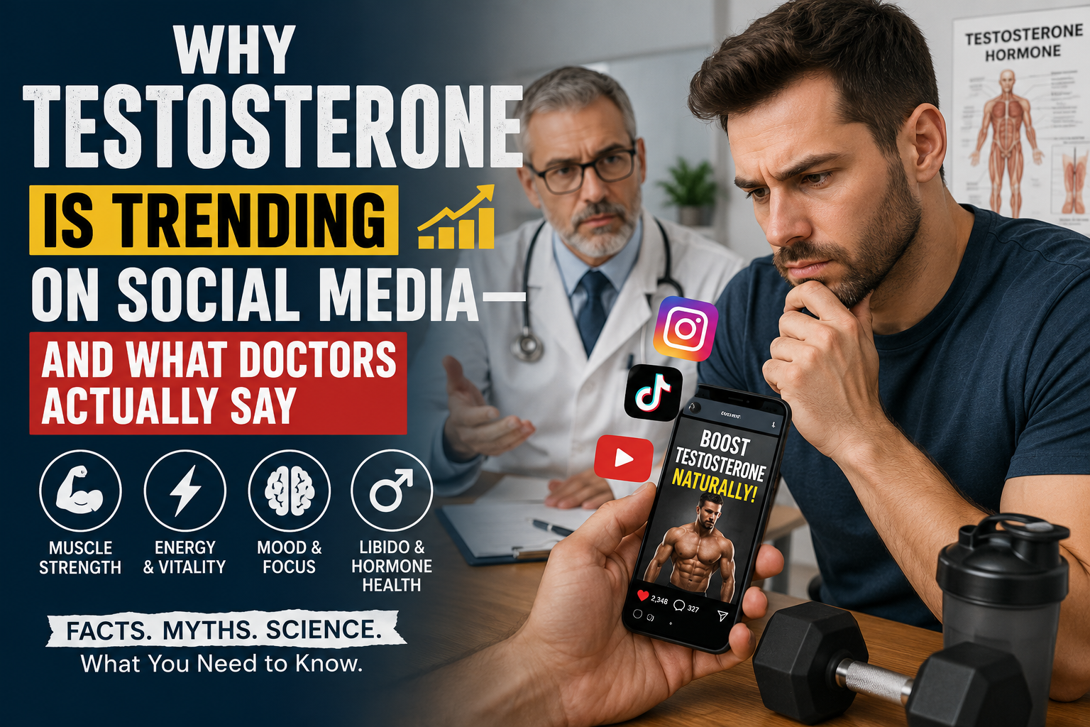 Why Testosterone Is Trending on Social Media