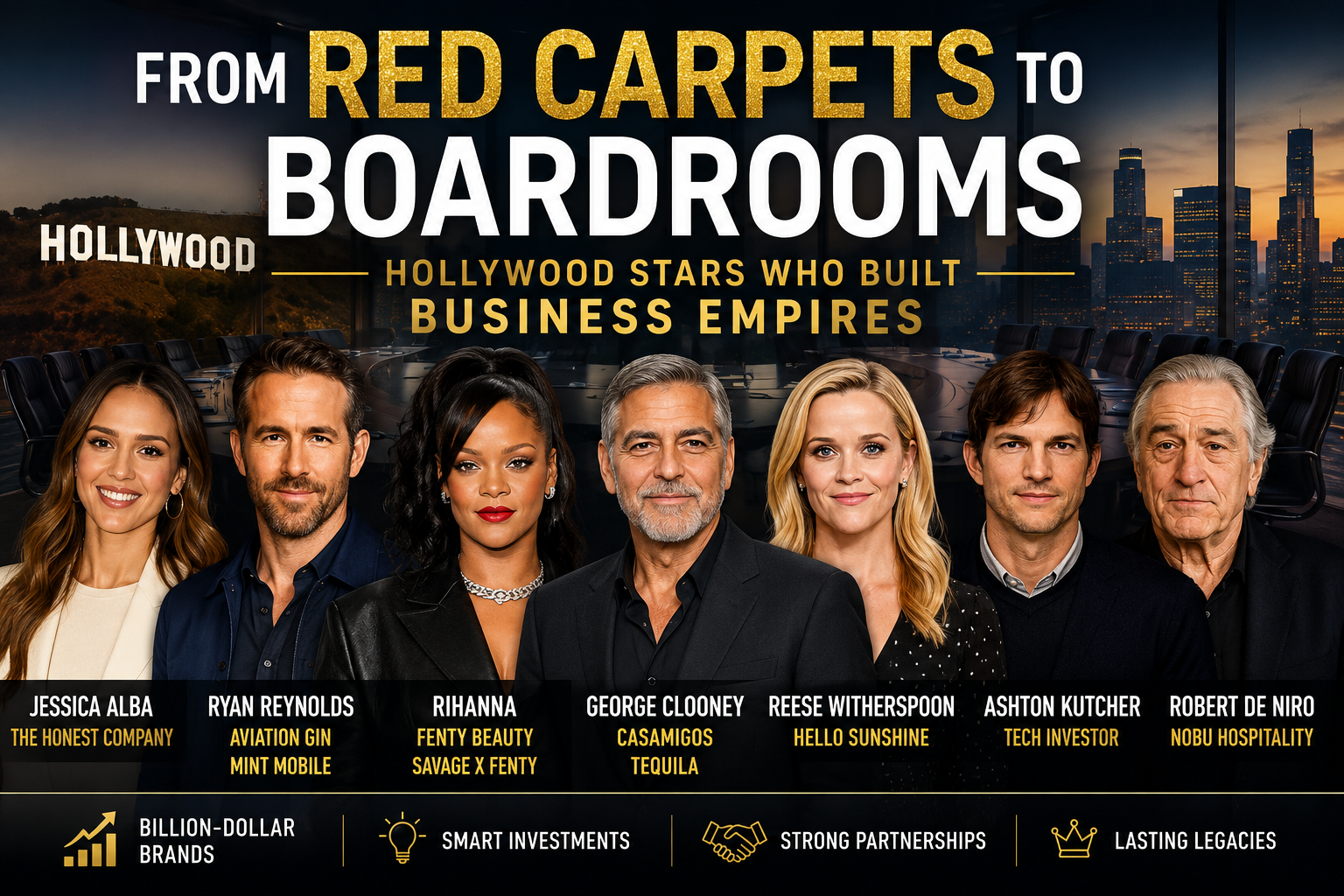 Hollywood Celebrities Who Became Successful Entrepreneurs