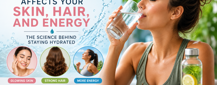 How Hydration Affects Your Skin, Hair, and Energy