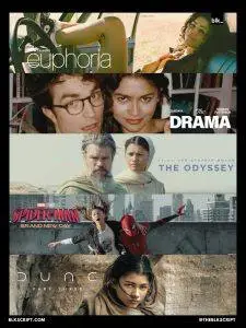 Zendaya filmed multiple blockbuster movies.