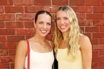 Indiana Fever teammates Lexie Hull and Sophie Cunningham relaxing together at Manhattan Beach during the team's California road trip before returning to WNBA action.