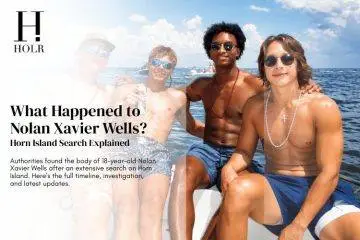 Nolan Xavier Wells with friends on a boat near Horn Island, Mississippi, before the 18-year-old disappeared during the Fourth of July weekend.