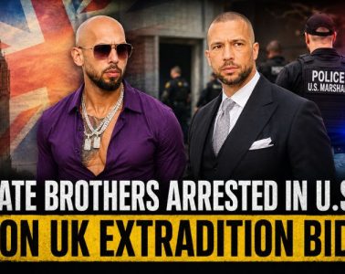 Andrew and Tristan Tate after their Miami arrest as the United Kingdom seeks their extradition over ongoing criminal allegations.