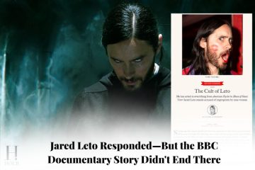 Jared Leto attends a public event as discussion continues following the BBC documentary Jared Leto: Hollywood's Dark Secret.