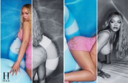 Rihanna previews a new pink lace Savage X Fenty design in a close-up Instagram video that has fans praising her confidence and style.