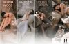 Kylie Jenner poses with the new Mood Stones fragrance trio from Kylie Cosmetics.