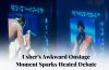 Usher's Awkward Onstage Moment Sparks Heated Debate