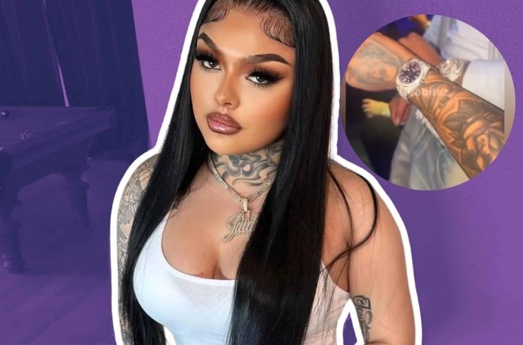 Jaidyn Alexis and Kai Bandz together following the Blueface tape leak controversy that sparked widespread online discussion.Jaidyn Alexis and Kai Bandz together following the Blueface tape leak controversy that sparked widespread online discussion.