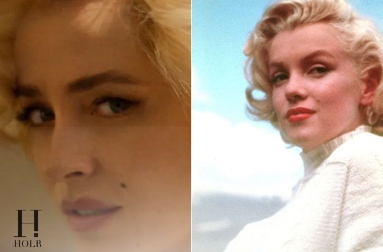 Dakota Johnson transformed into Marilyn Monroe for Maggie Gyllenhaal's short film Flesh Impact.