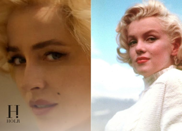 Dakota Johnson transformed into Marilyn Monroe for Maggie Gyllenhaal's short film Flesh Impact.