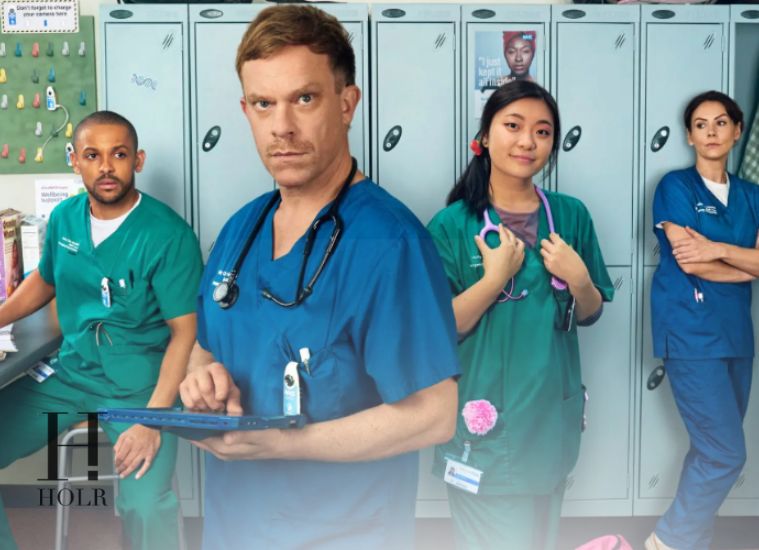 Doctors and nurses in a hospital emergency department featured in BBC's Casualty ahead of the season finale.