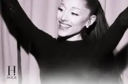 Ariana Grande performing vocal warm-ups backstage before singing "hate that i made you love me