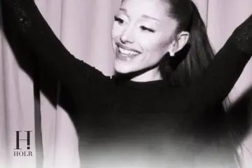Ariana Grande performing vocal warm-ups backstage before singing "hate that i made you love me