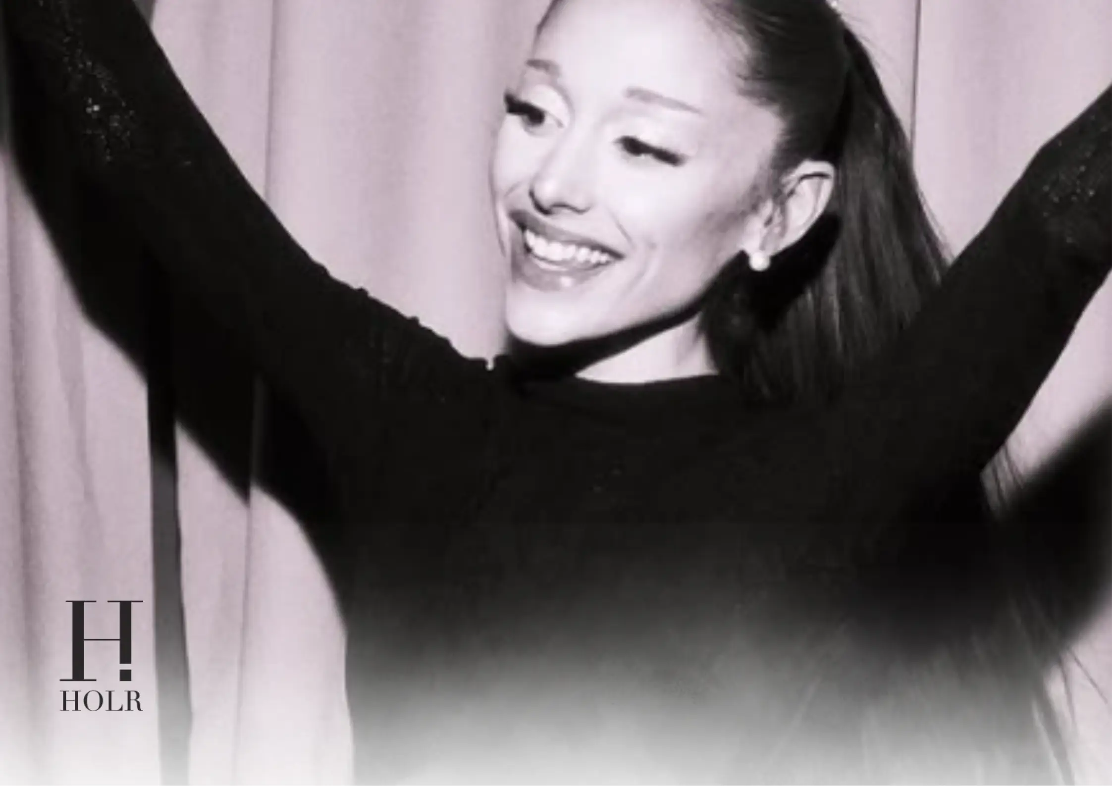 Ariana Grande performing vocal warm-ups backstage before singing "hate that i made you love me