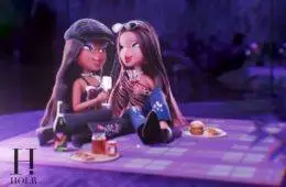 Bratz dolls Roxxi and Nevra featured in the brand's latest Pride-themed social media post.