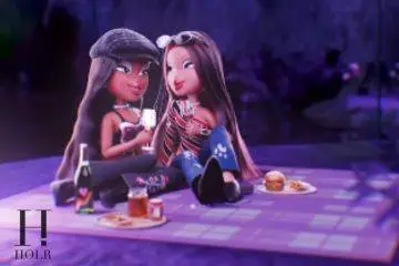 Bratz dolls Roxxi and Nevra featured in the brand's latest Pride-themed social media post.