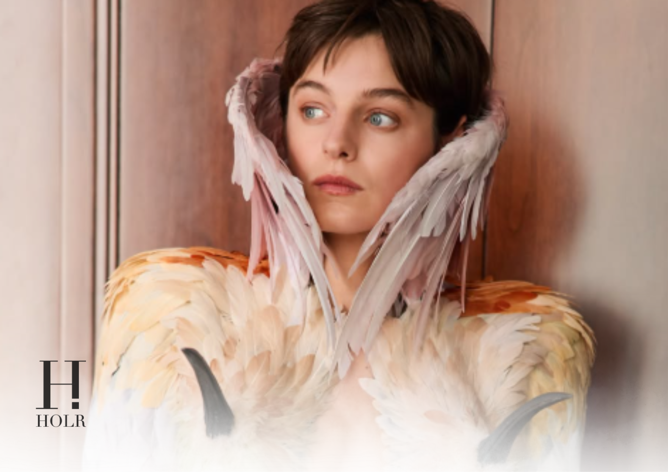 Emma Corrin Showcases Schiaparelli Couture Look