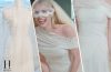 Emma Roberts wearing her custom Monique Lhuillier wedding dress during her wedding to Cody John in Sun Valley, Idaho.