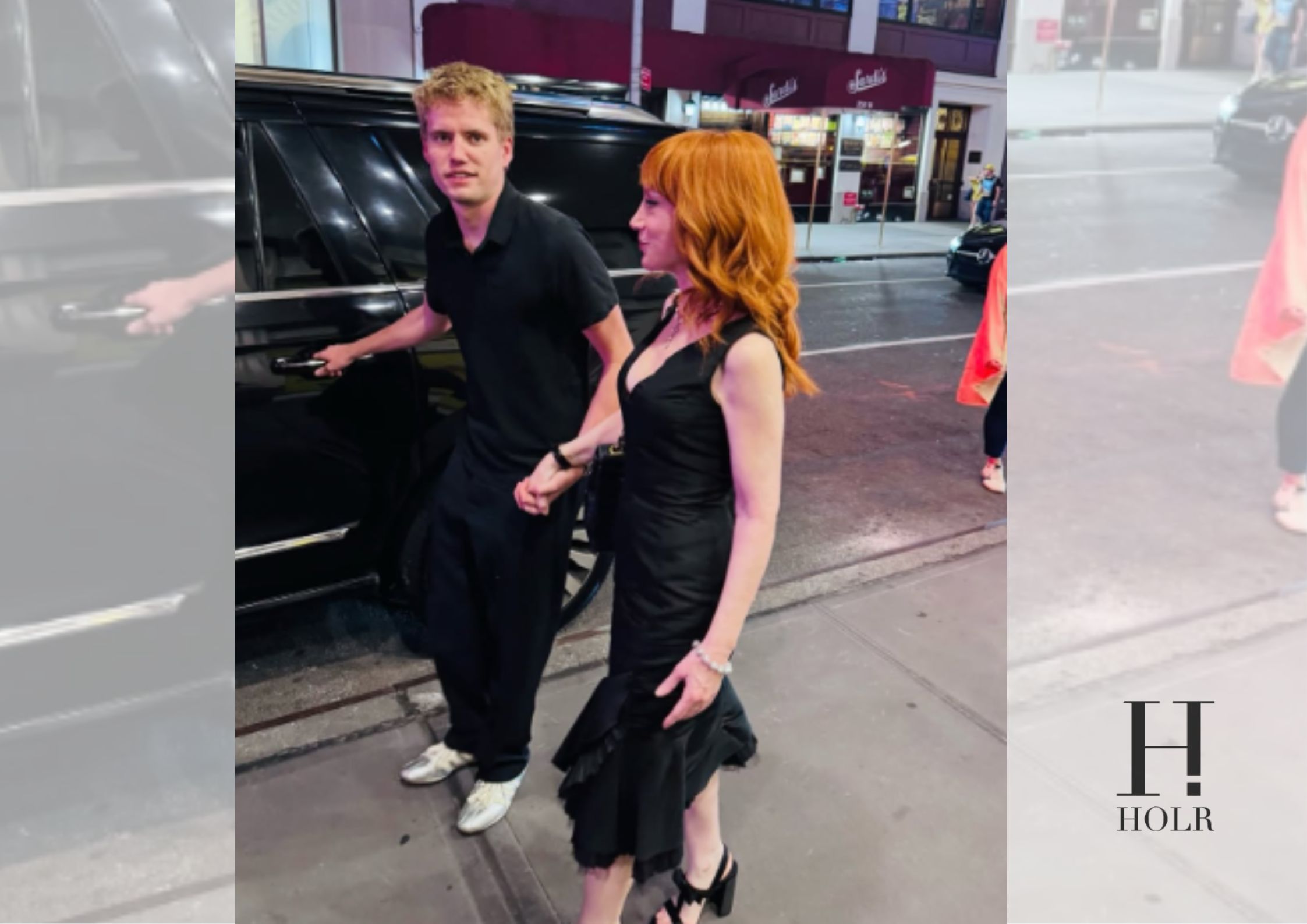 Kathy Griffin poses with her boyfriend in an Instagram photo announcing their relationship.