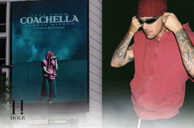 Justin Bieber performs during Weekend II of Coachella 2026 before releasing the live album.
