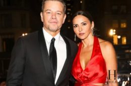 Matt Damon and his wife, Luciana Damon, attend a red carpet event during their nearly two-decade marriage.