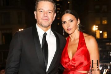 Matt Damon and his wife, Luciana Damon, attend a red carpet event during their nearly two-decade marriage.