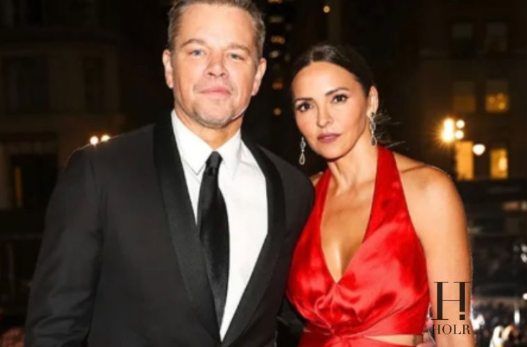 Matt Damon and his wife, Luciana Damon, attend a red carpet event during their nearly two-decade marriage.
